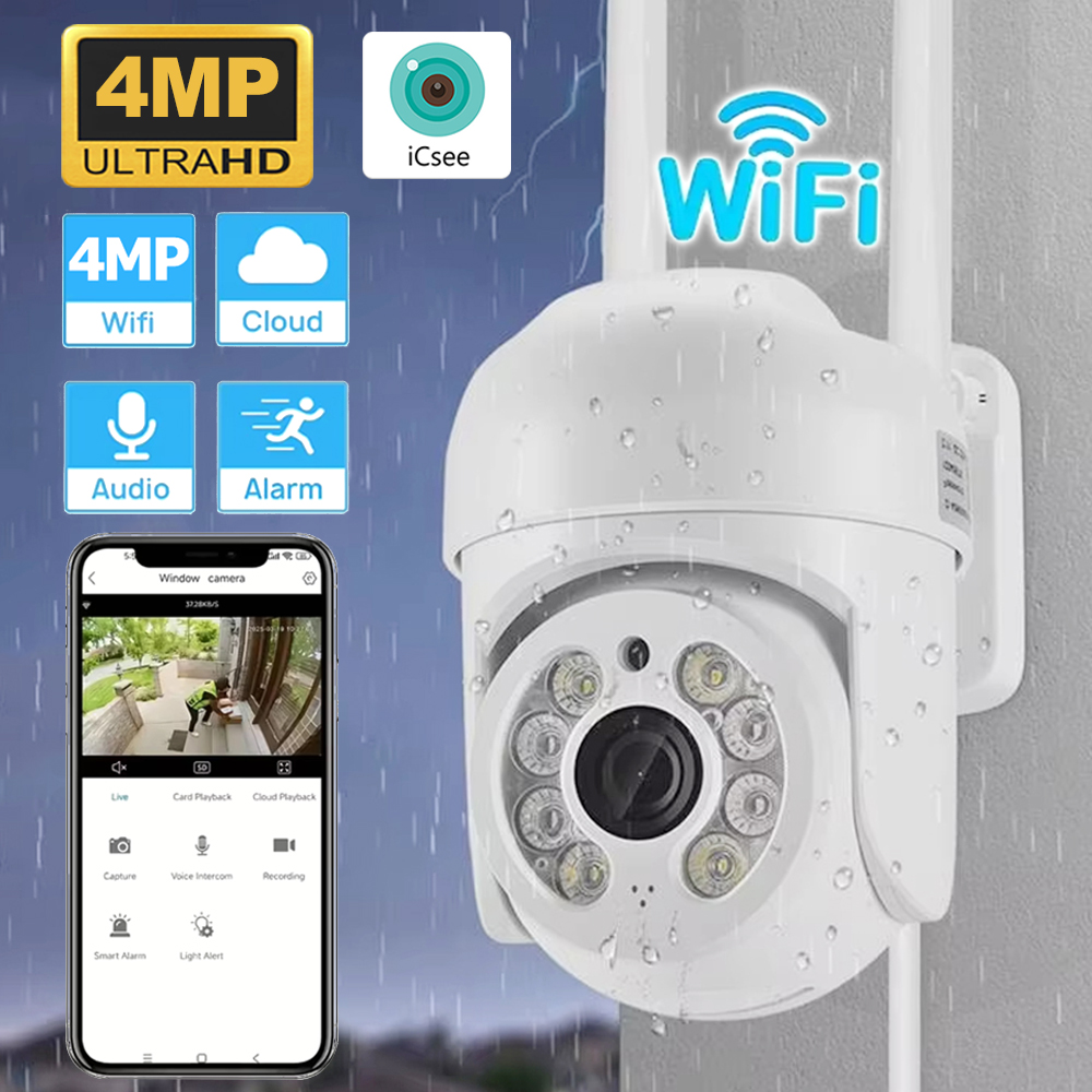 Home Security Technician - Câmera de Segurança PTZ Sem Fio