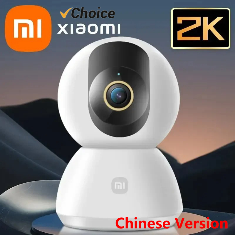 Home Security Camera 360 Xiaomi - Câmera Inteligente Original Xiaomi 2K 1296P