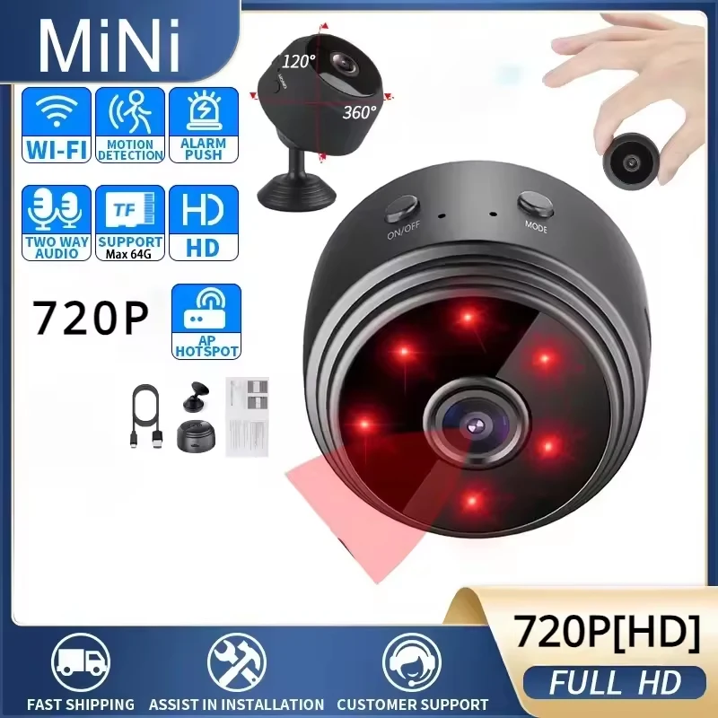 Home Security Technician - Câmera WiFi sem fio A9 Mini,