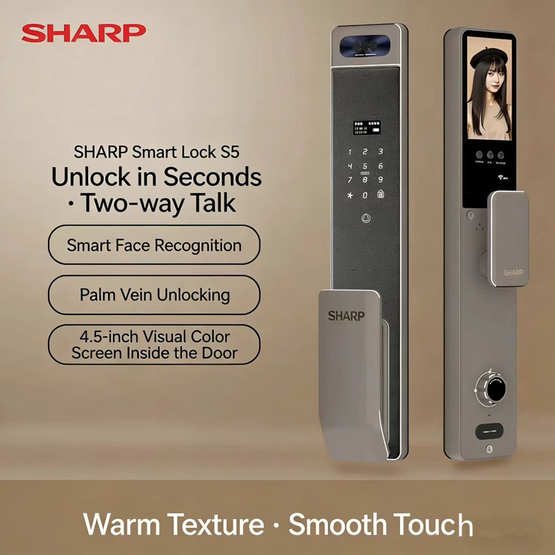 Home Security Keypad - Fechadura Inteligente Automática Sharp S5-FV com