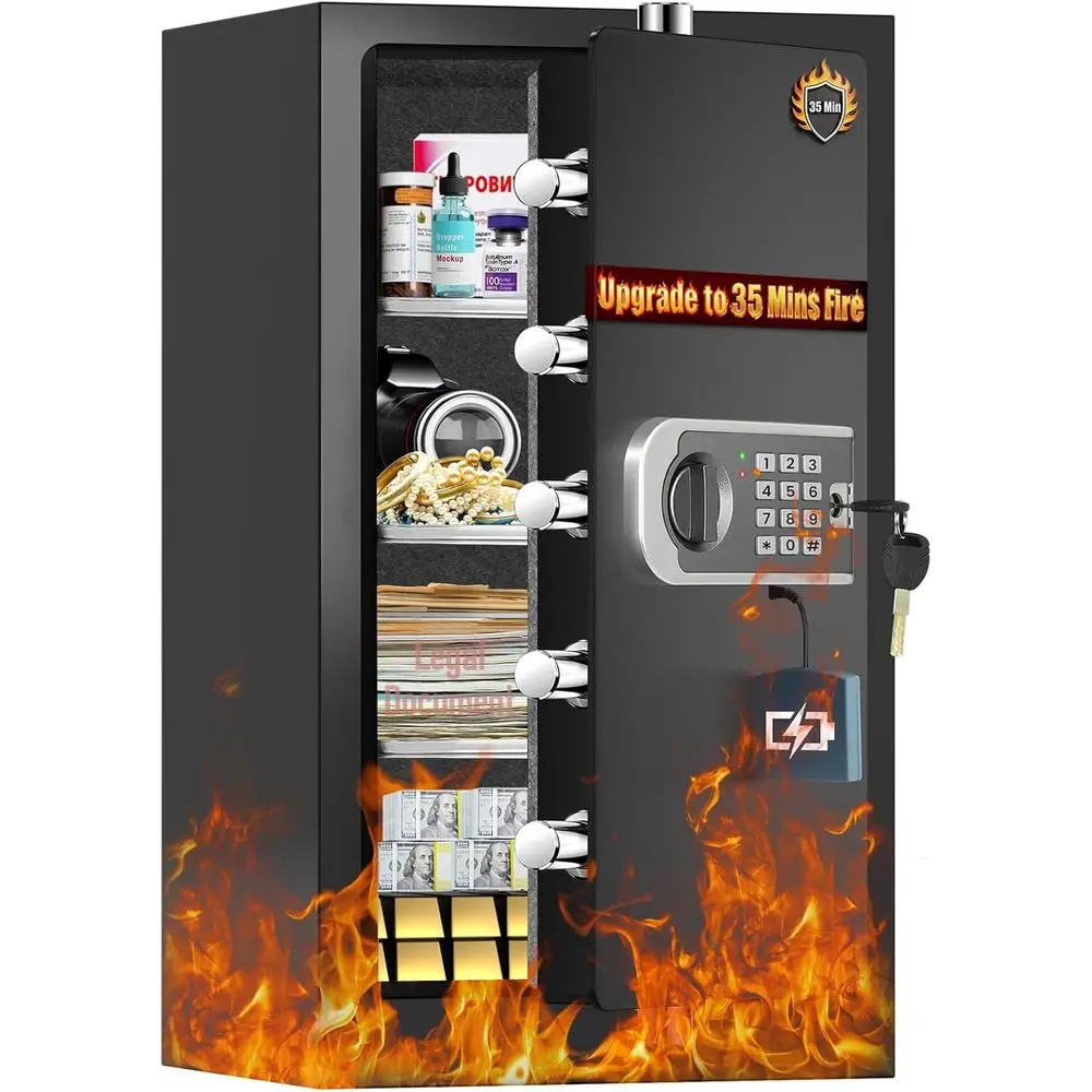 Home Security Keypad - Cofre Residencial Aprimorado com Resistência ao