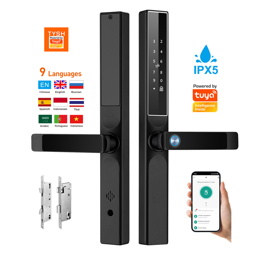 Home Security Keypad - Tuya app impressão digital fechadura da
