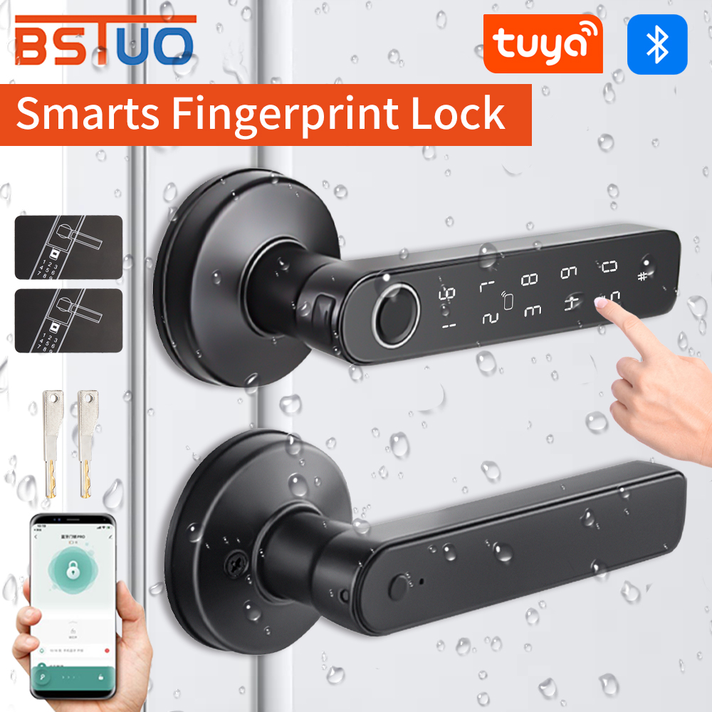 Home Security Keypad - Fechadura inteligente de porta bluetooth tuya,