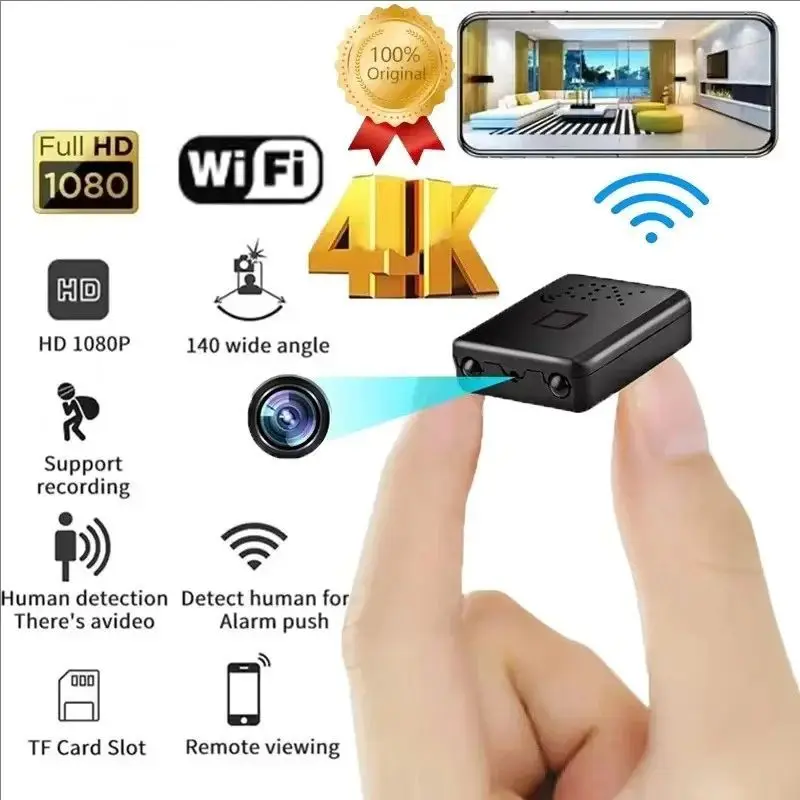 Home Security Technician - Câmera Mini XD Full HD 4K