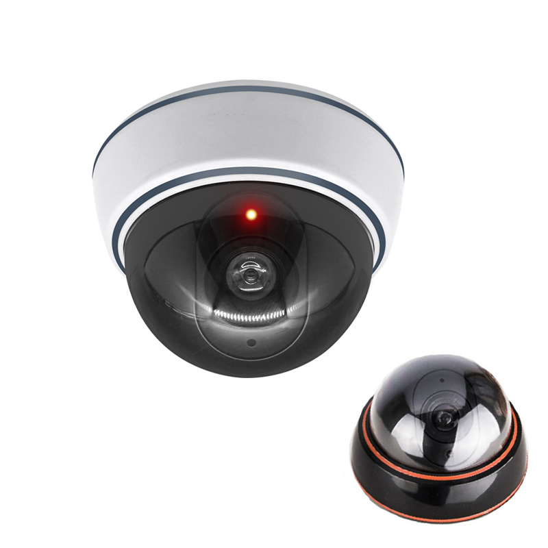 Home Security Monitor - Criativo preto/branco falso dome câmera simulação