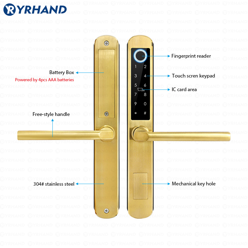 Fechadura inteligente de vidro - Home Security Keypad avaliação e preço