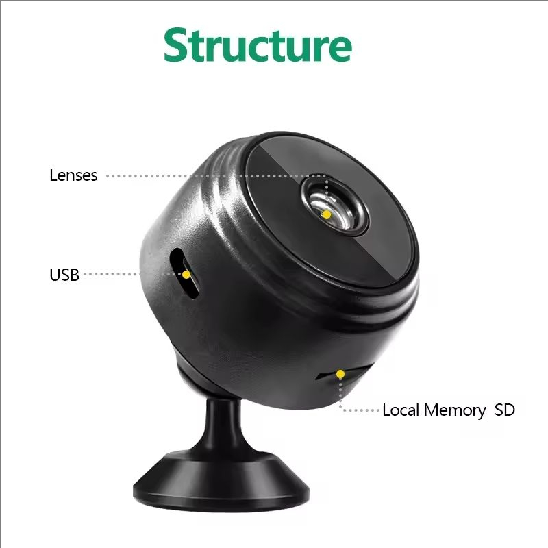 Câmera Mini WiFi 1080P HD com  - Home Security Technician avaliação e preço