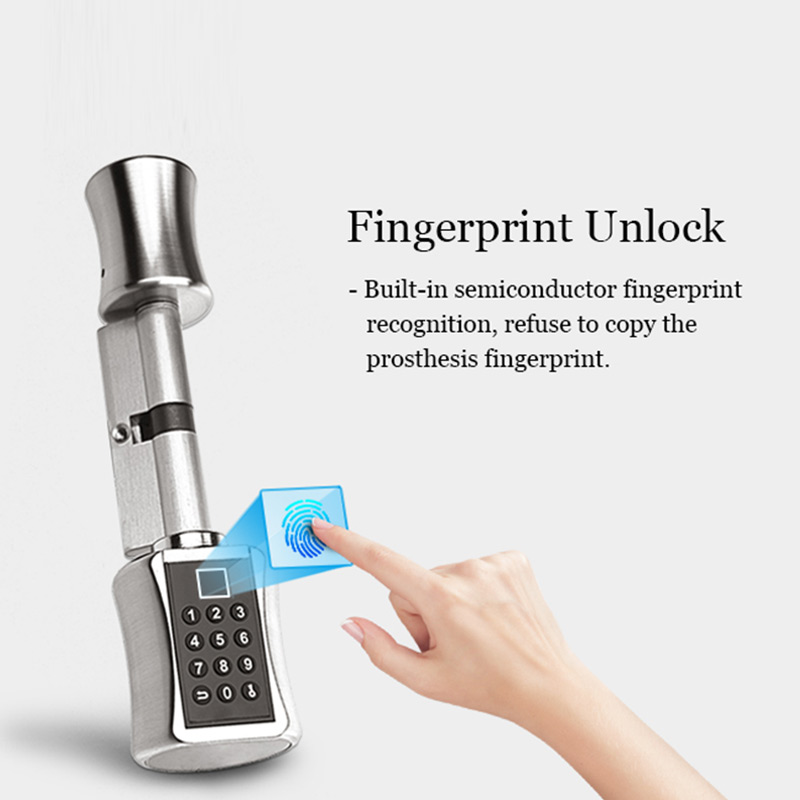 Fechadura de cilindro intelige - Home Security Keypad avaliação e preço