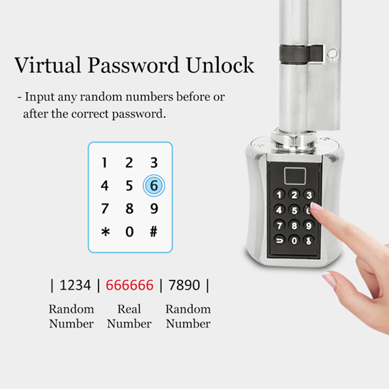 Fechadura de cilindro intelige - Home Security Keypad avaliação e preço