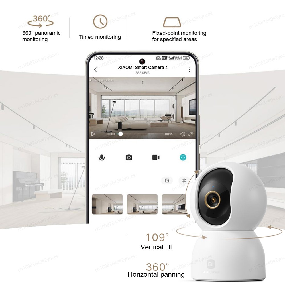 Câmera inteligente XIAOMI 4, W - Home Security Camera 360 Xiaomi avaliação e preço