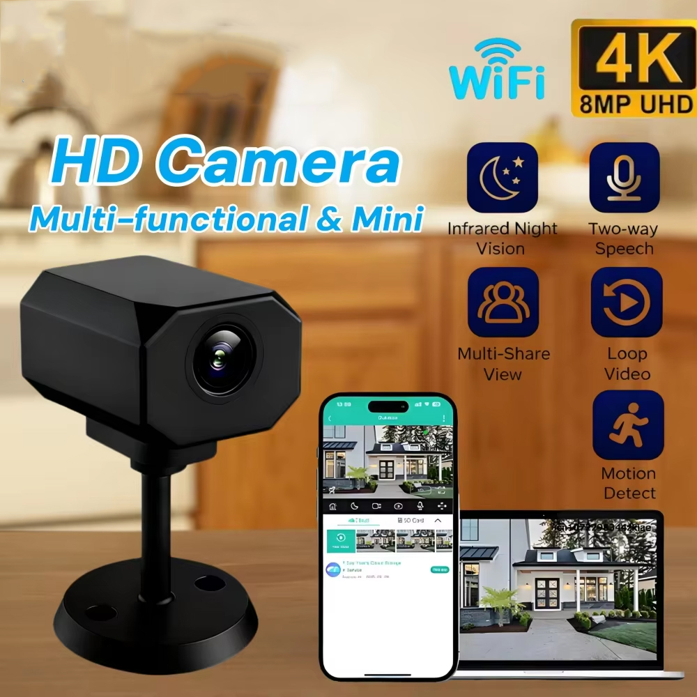 Câmera de segurança wi-fi 4k h - Home Security Monitor avaliação e preço