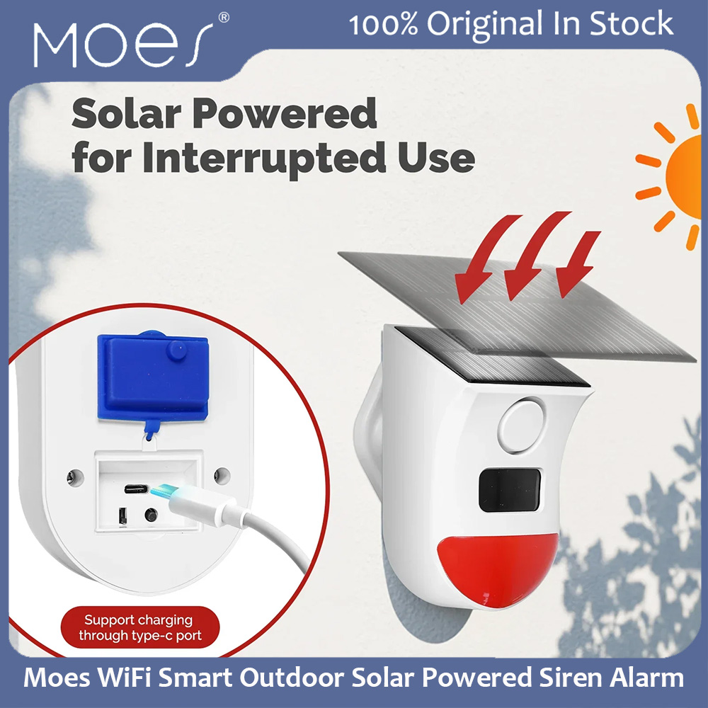 Moes Tuya WiFi Inteligente par - Alarm Siren Outdoor avaliação e preço