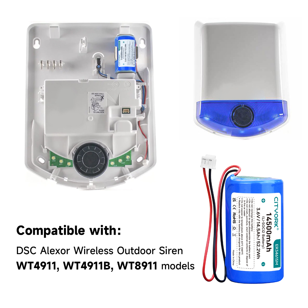 Bateria de íon de lítio de sub - Alarm Siren Outdoor avaliação e preço