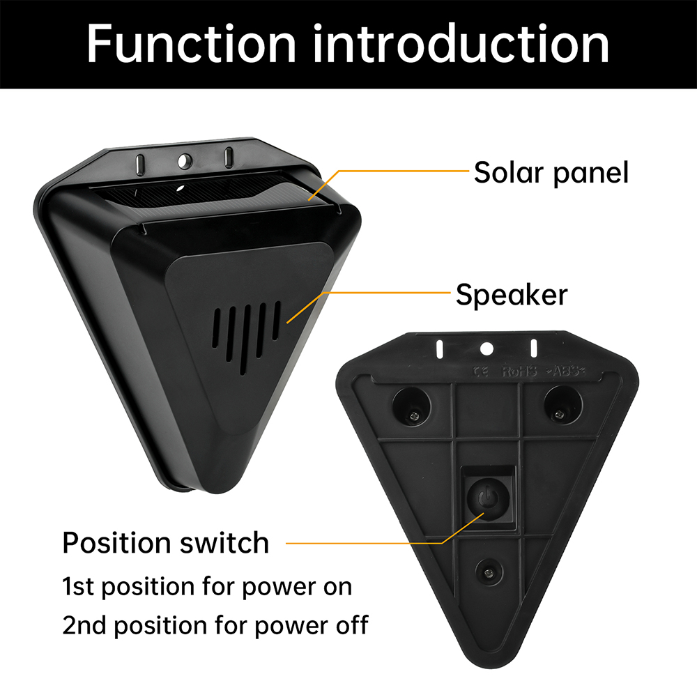 Ao ar livre solar infravermelh - Alarm Siren Outdoor avaliação e preço