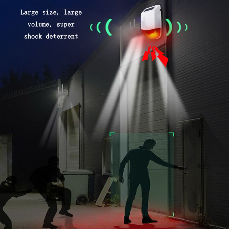 Alarme Inteligente Sem Fio 433 - Alarm Siren Outdoor avaliação e preço
