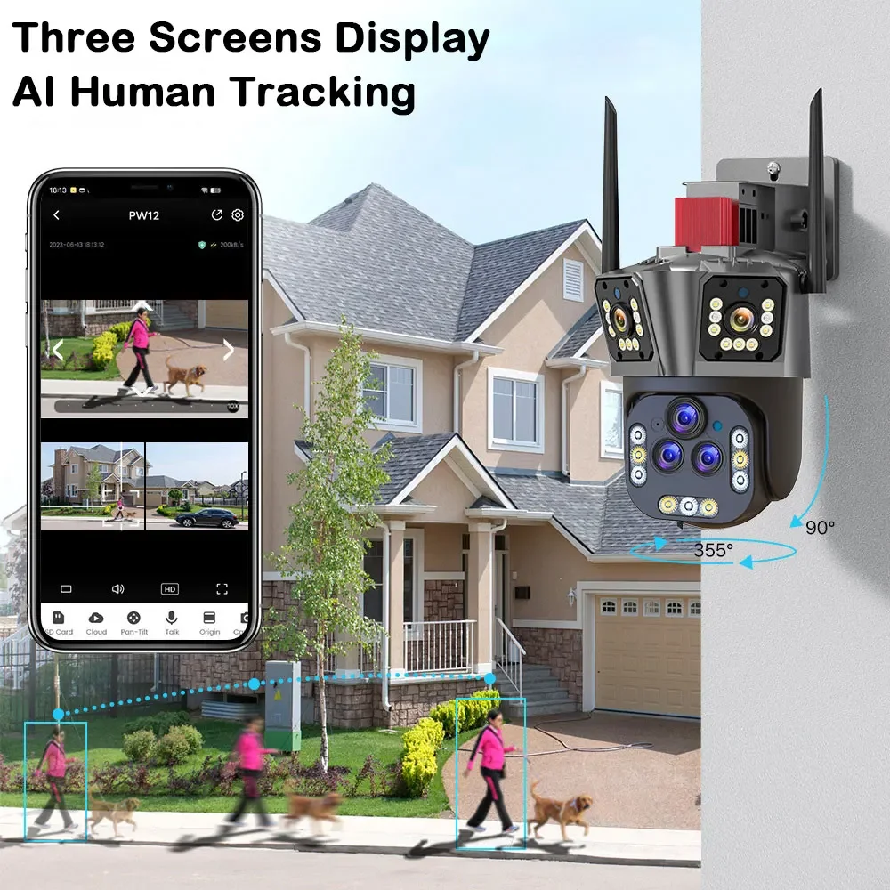 Ultra 20mp 10k wifi ptz contro - Home Security Technician avaliação e preço