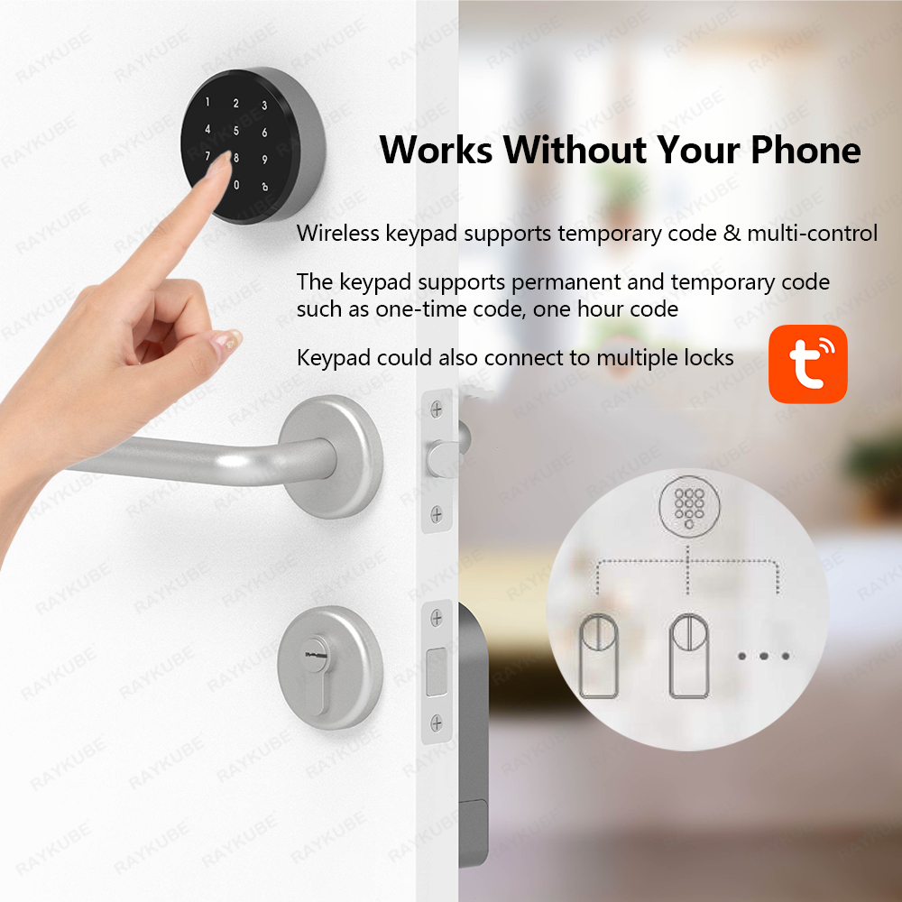 Raykube a1 pro tuya bel conjun - Home Security Keypad avaliação e preço