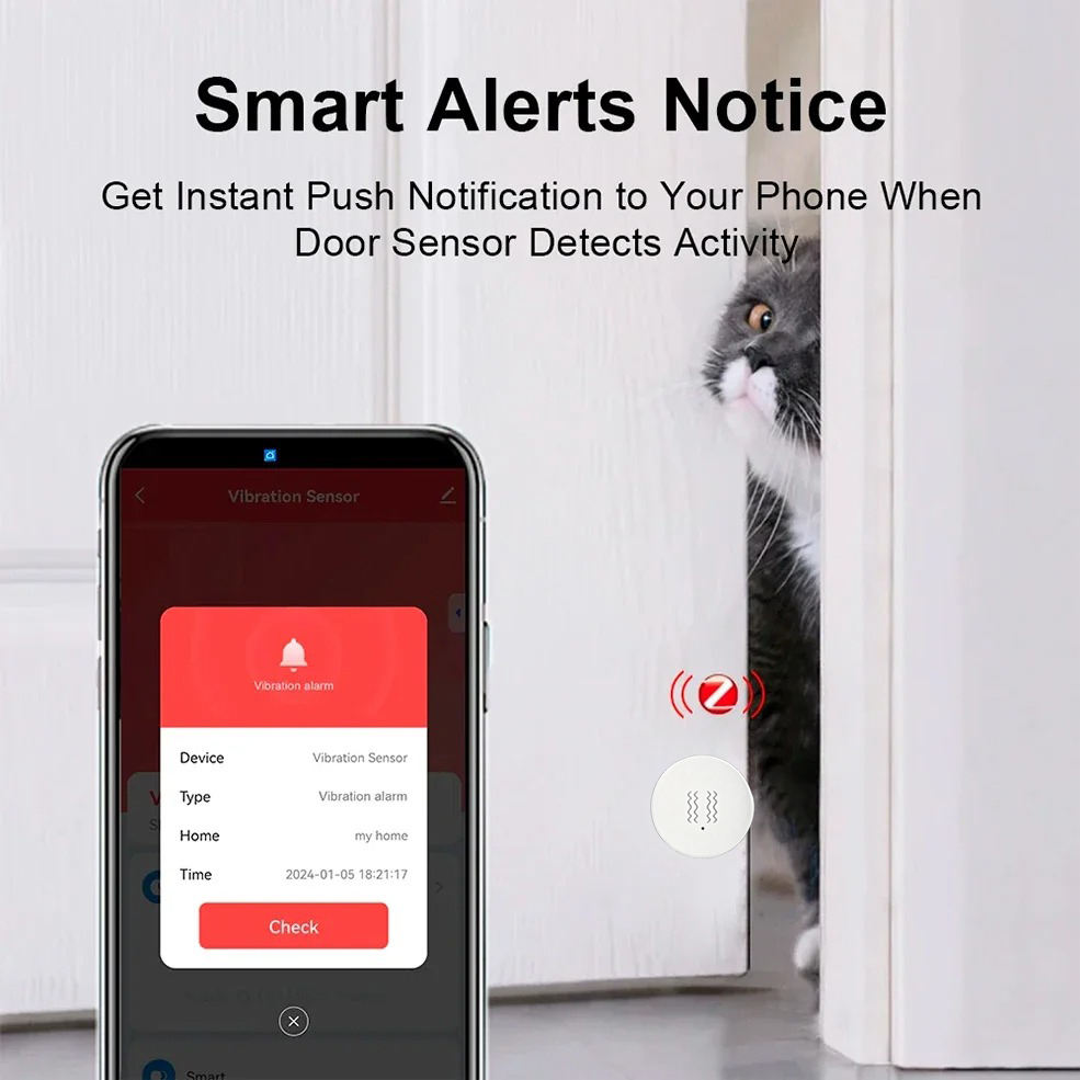 Sensor de Vibração e Inclinaçã - Home Security Monitor avaliação e preço