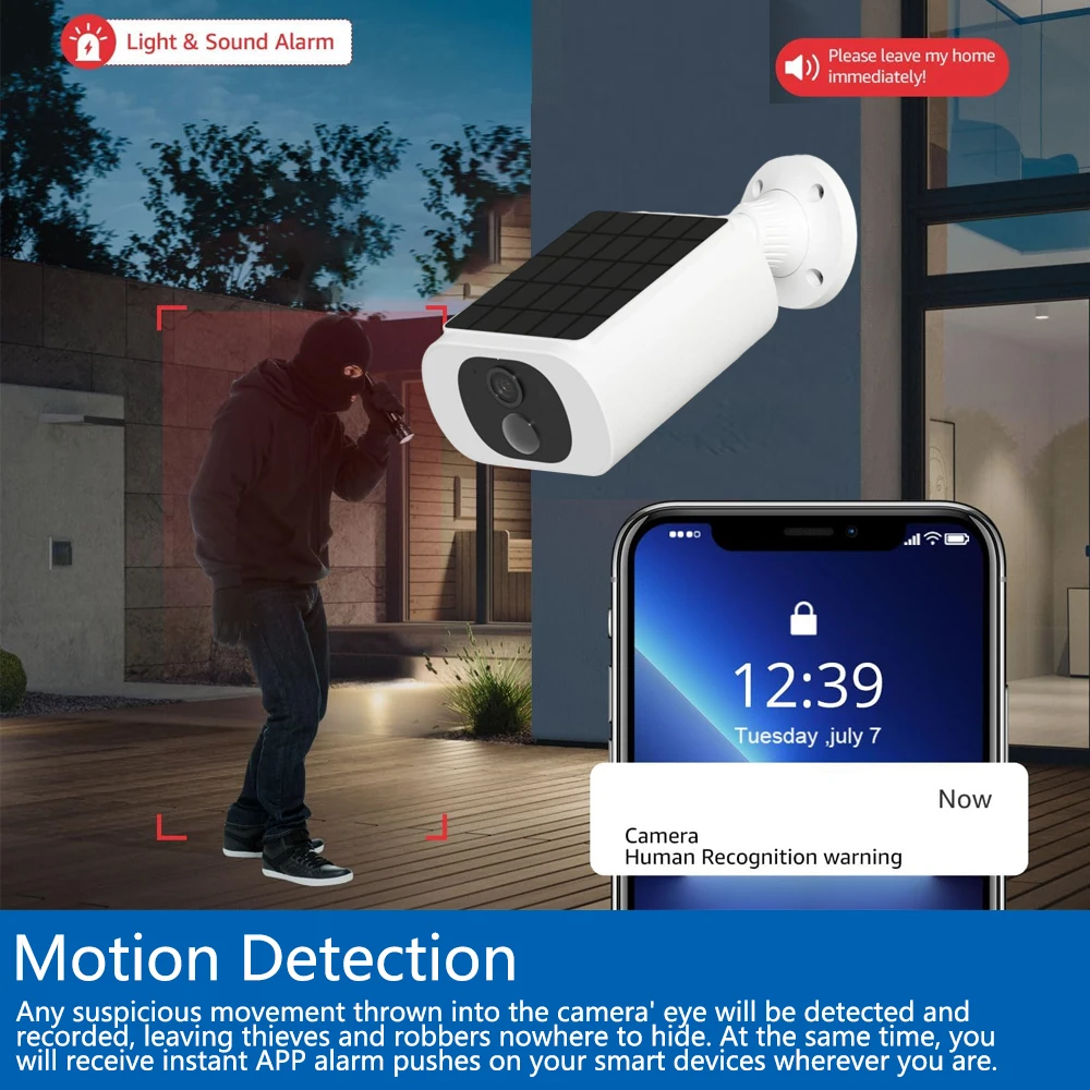 Câmera de Segurança Solar Tuya - Alarm Siren Outdoor avaliação e preço