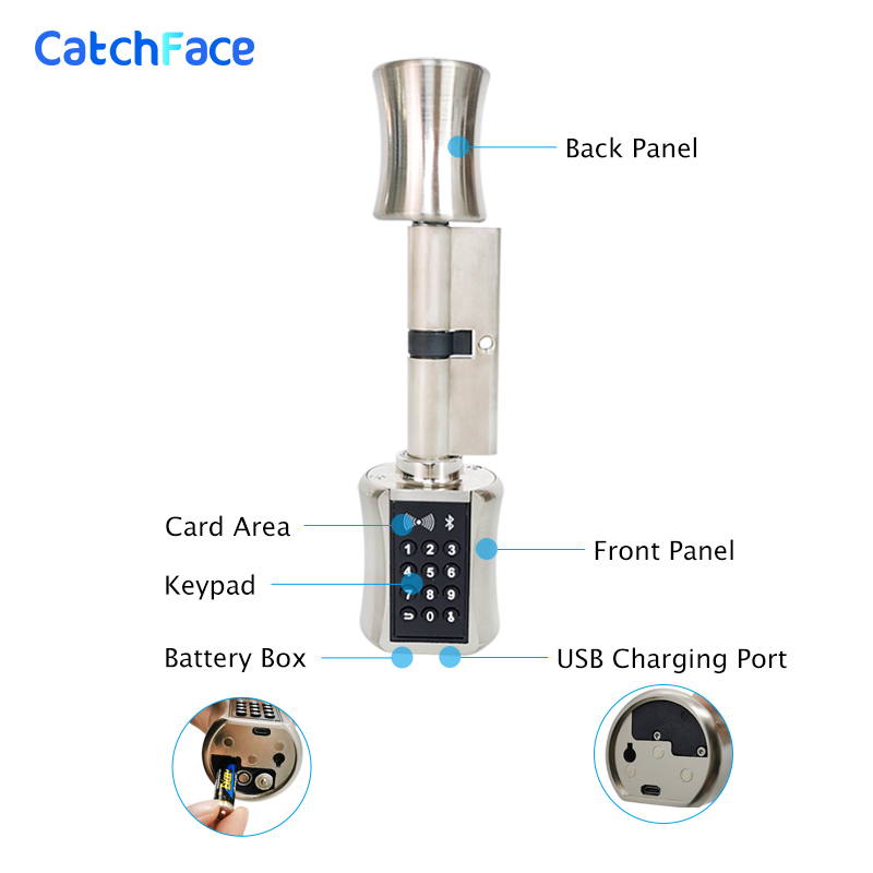Fechadura Cilíndrica Inteligen - Home Security Keypad avaliação e preço