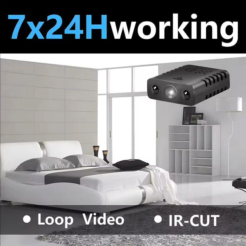 Câmera Mini XD Full HD 4K WiFi - Home Security Technician avaliação e preço