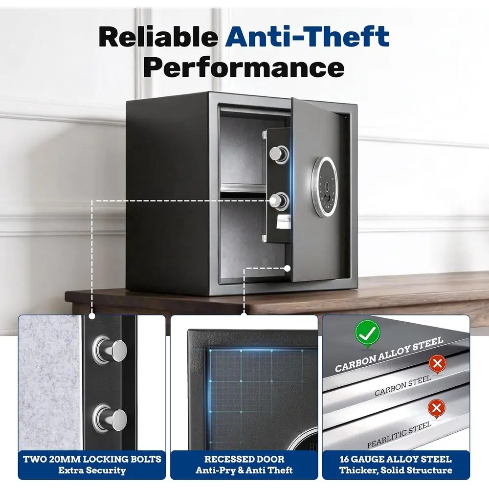 Cofre Biométrico com Abertura  - Home Security Keypad avaliação e preço