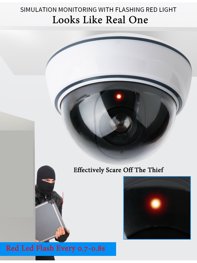 Criativo preto/branco falso do - Home Security Monitor avaliação e preço