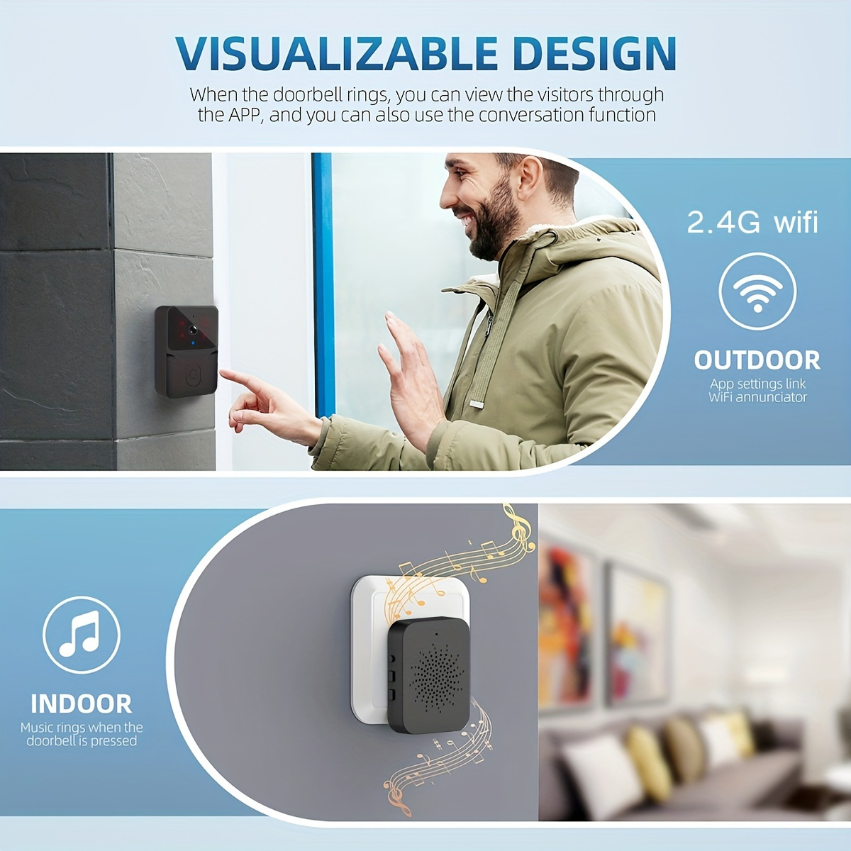 Campainha de Vídeo Inteligente - Home Security Technician avaliação e preço